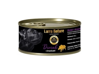 Larra Nature Mokra Karma dla Psów z Dzikiem i Żurawiną 410 g
