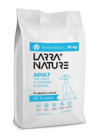 Larra Nature White Adult Karma Dla Dorosłych Psów Małych i Średnich Ras 10kg